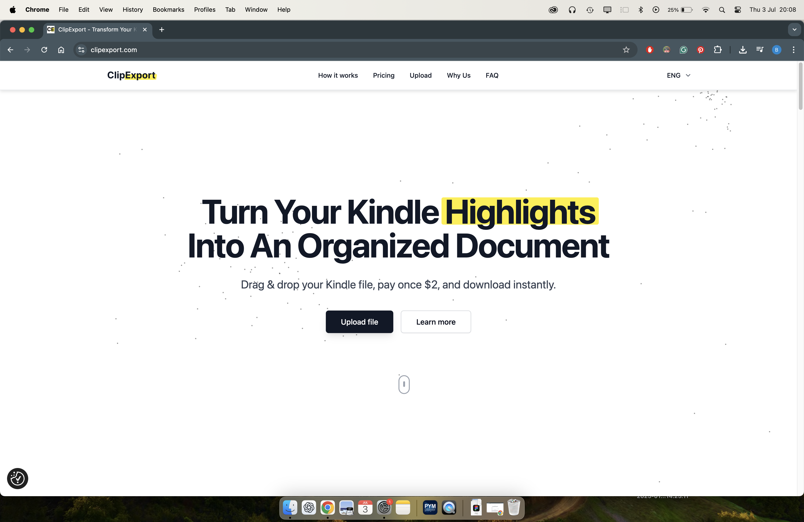 ClipExport |Exportador de Kindle destacado - Convierta sus reflejos de Kindle en documentos organizados media 2