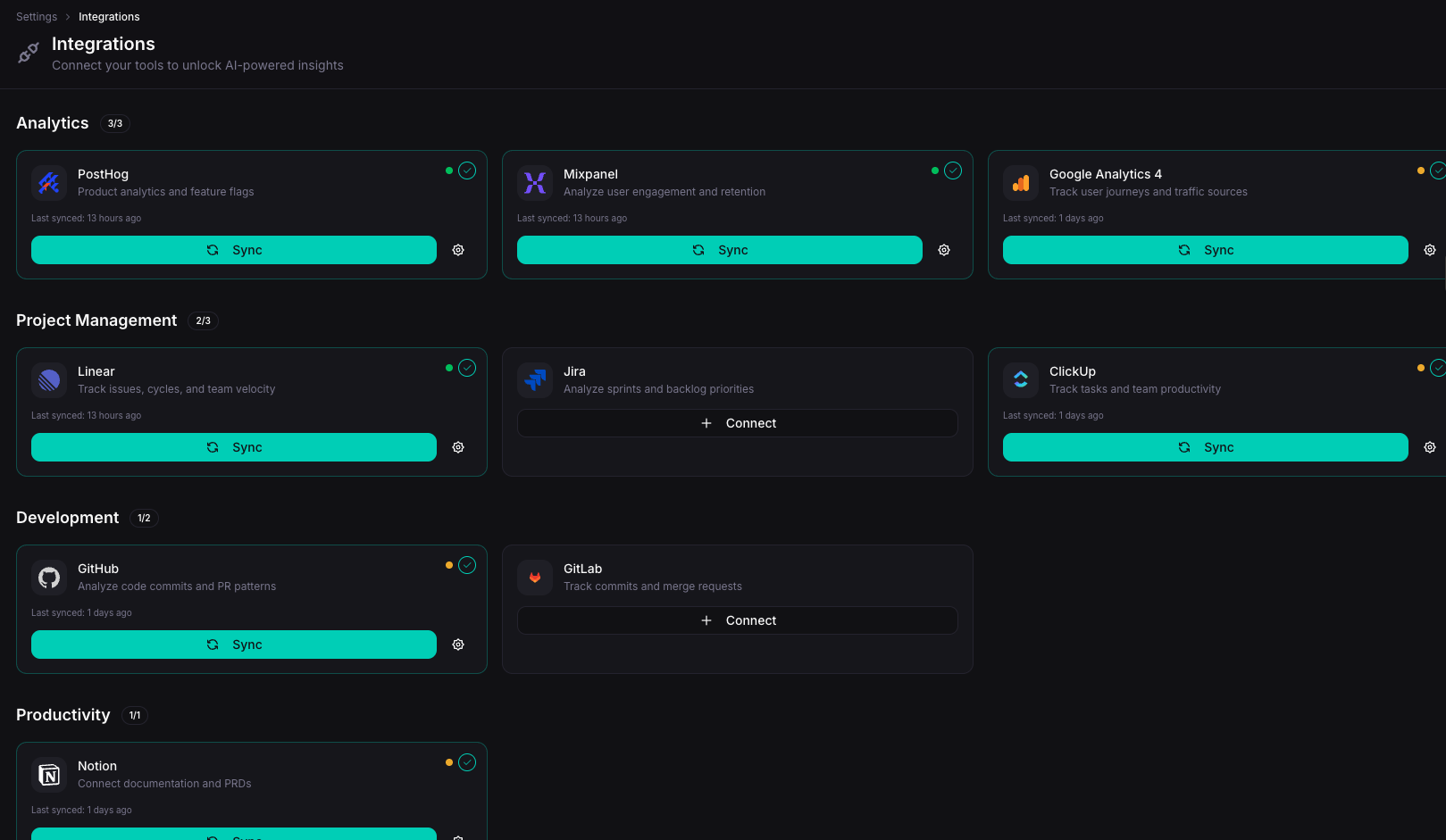 Outcome AI - Screenshot 5 showing product features and functionality