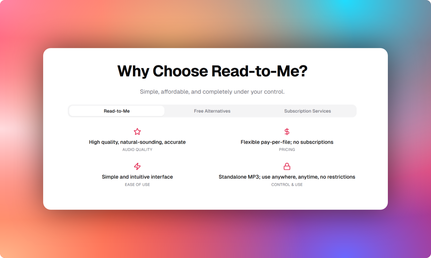 Bana oku - Herhangi bir PDF'yi bir sesli kitap haline getirin medya 4
