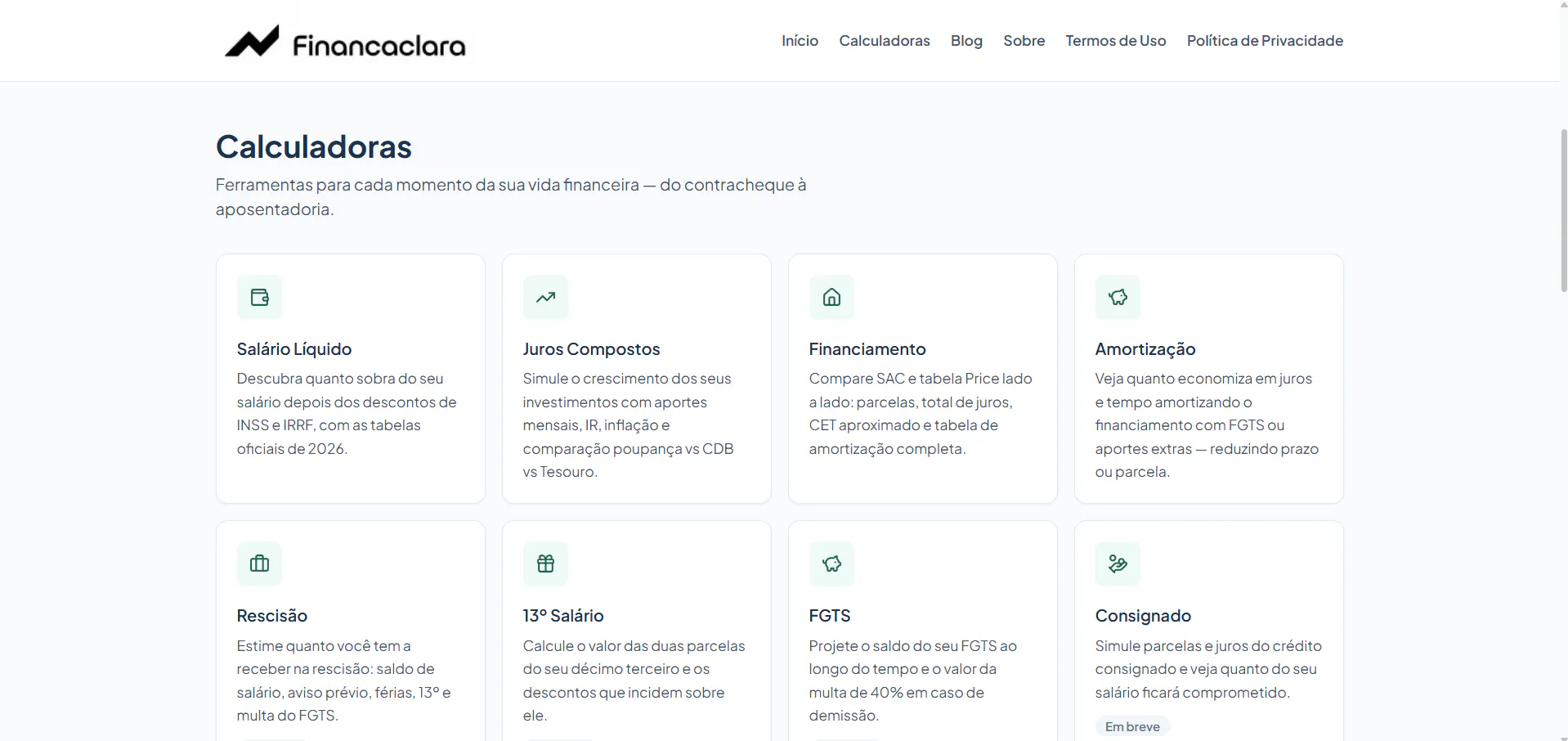 Finança Clara screenshot