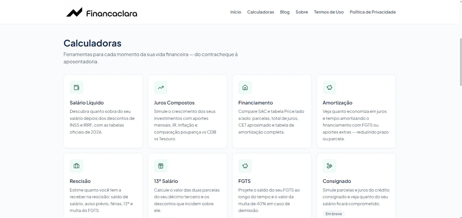 Finança Clara screenshot 2