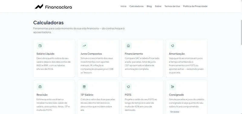 Finança Clara screenshot 2