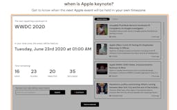 when is Apple keynote? media 2