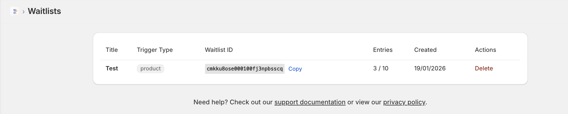 Waitlist Flow Wizard - Screenshot 3 showing product features and functionality