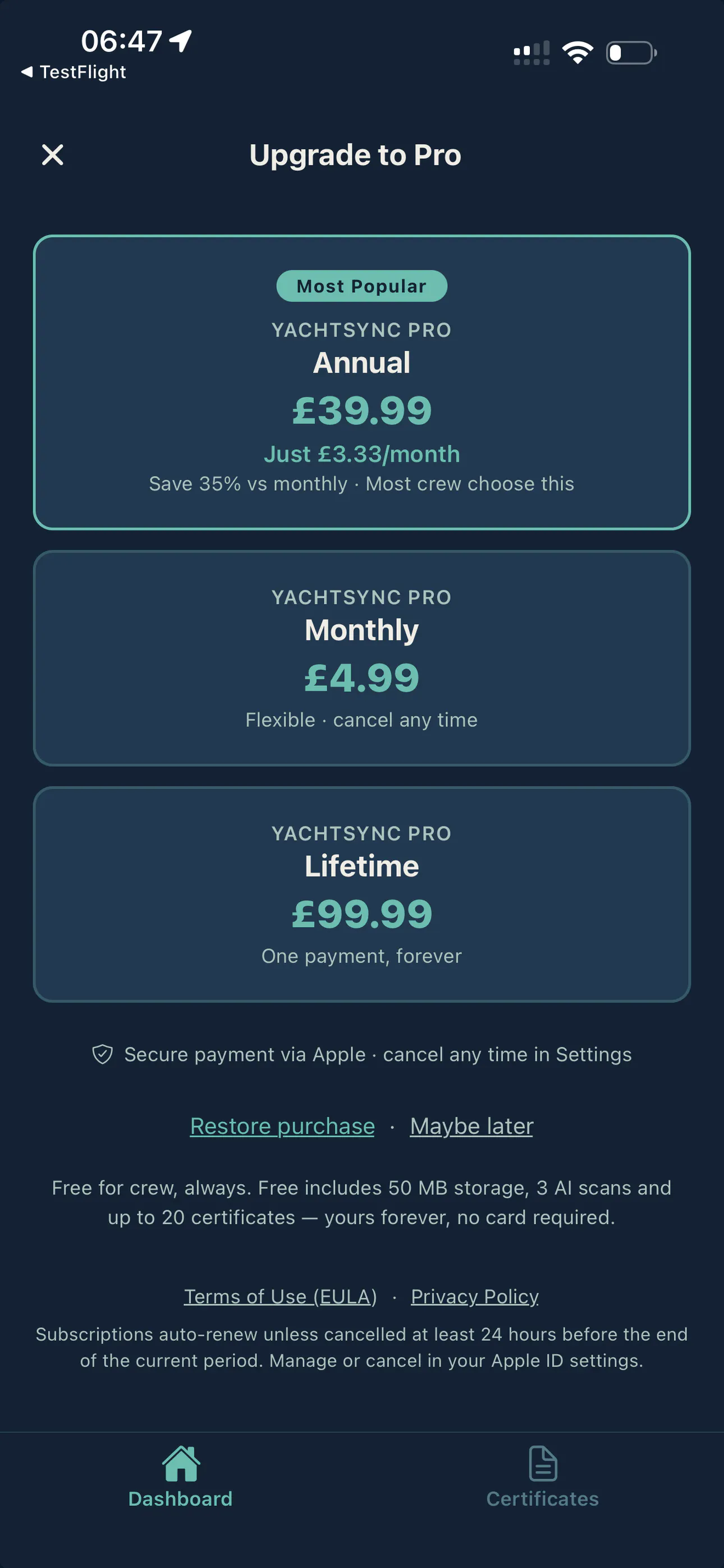 YachtSync gallery image