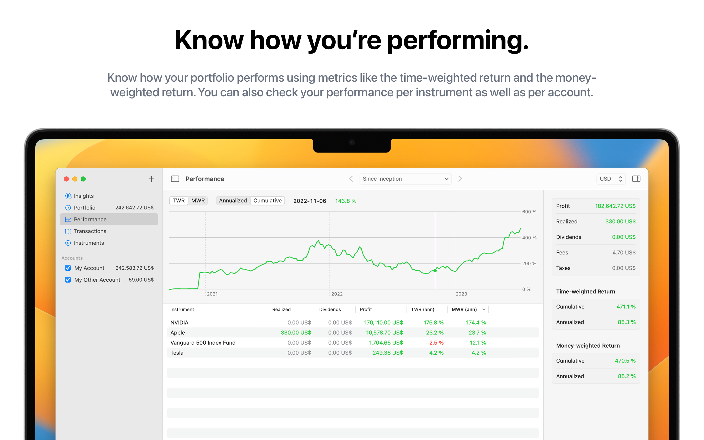 Profit: Portfolio Performance Tracker media 3