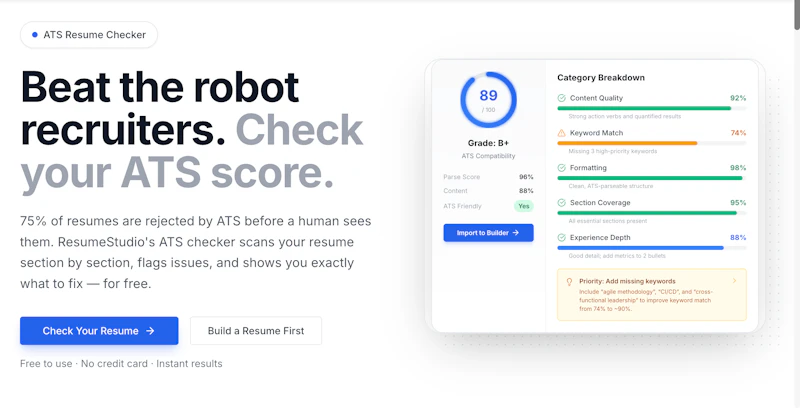 ResumeStudio.io screenshot 4