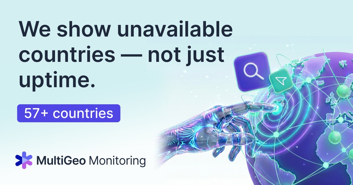 MultiGeo Monitoring  - Screenshot 2 showing product features and functionality