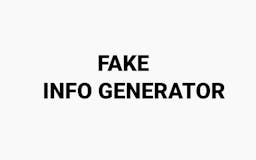 Fake Info Generator media 1