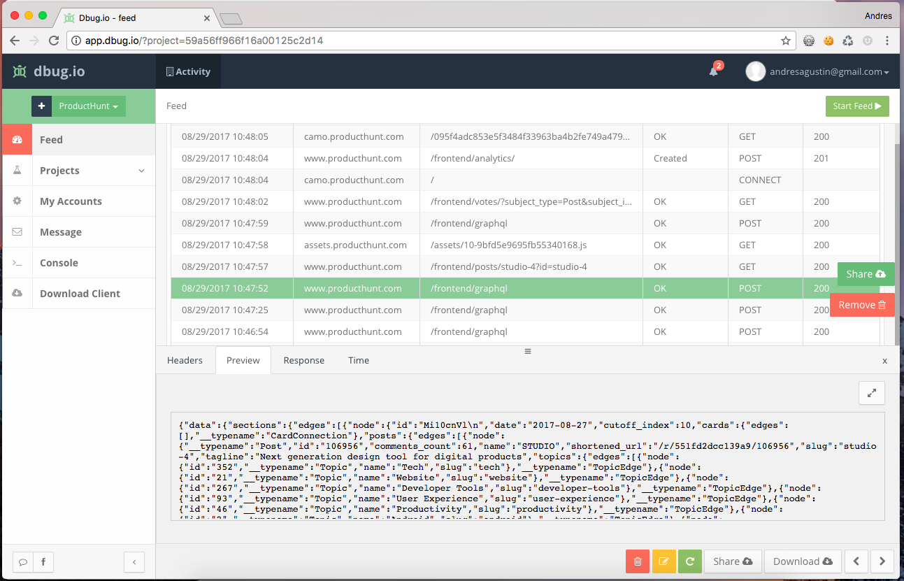 dbug.io gallery image