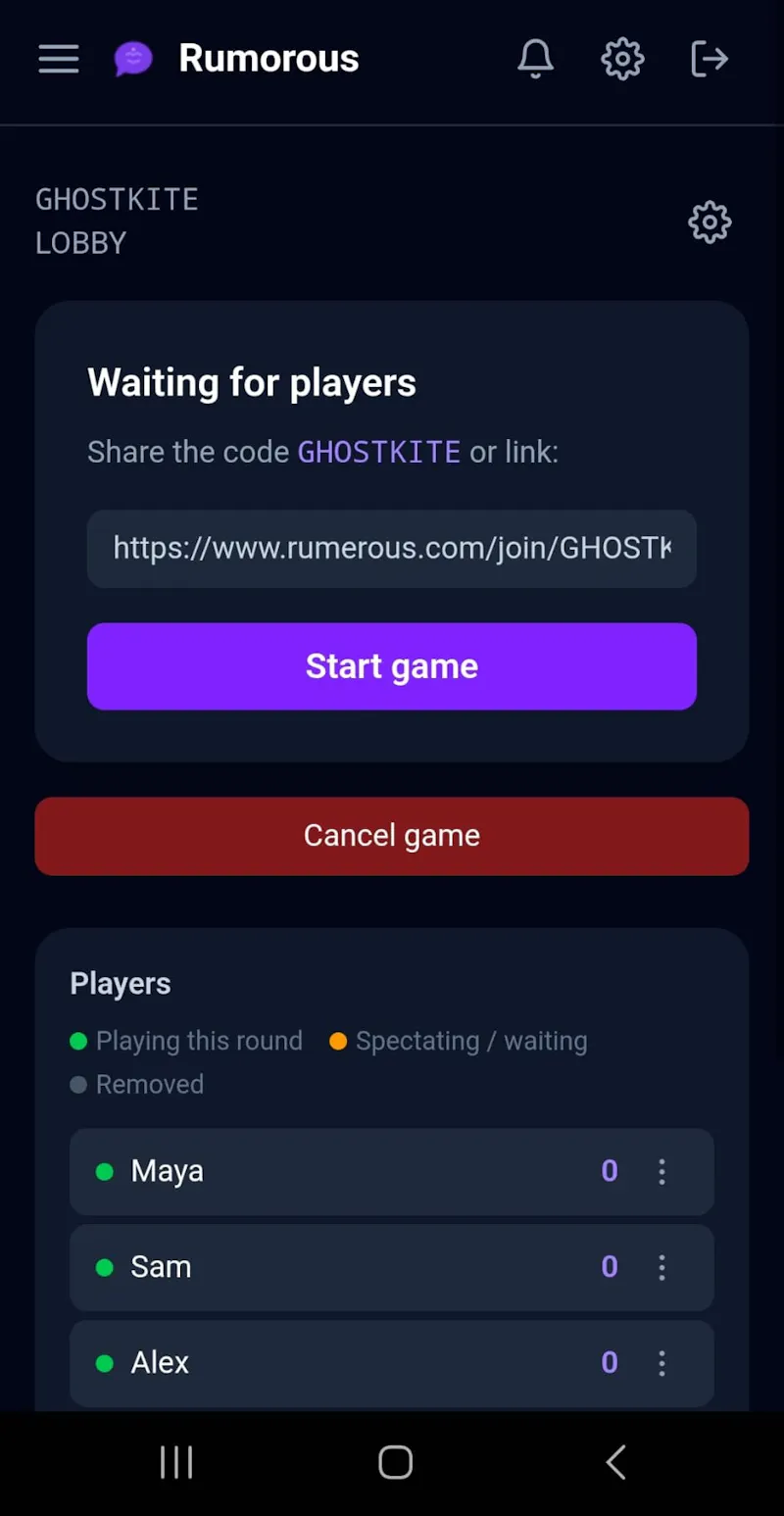 Rumerous screenshot 5