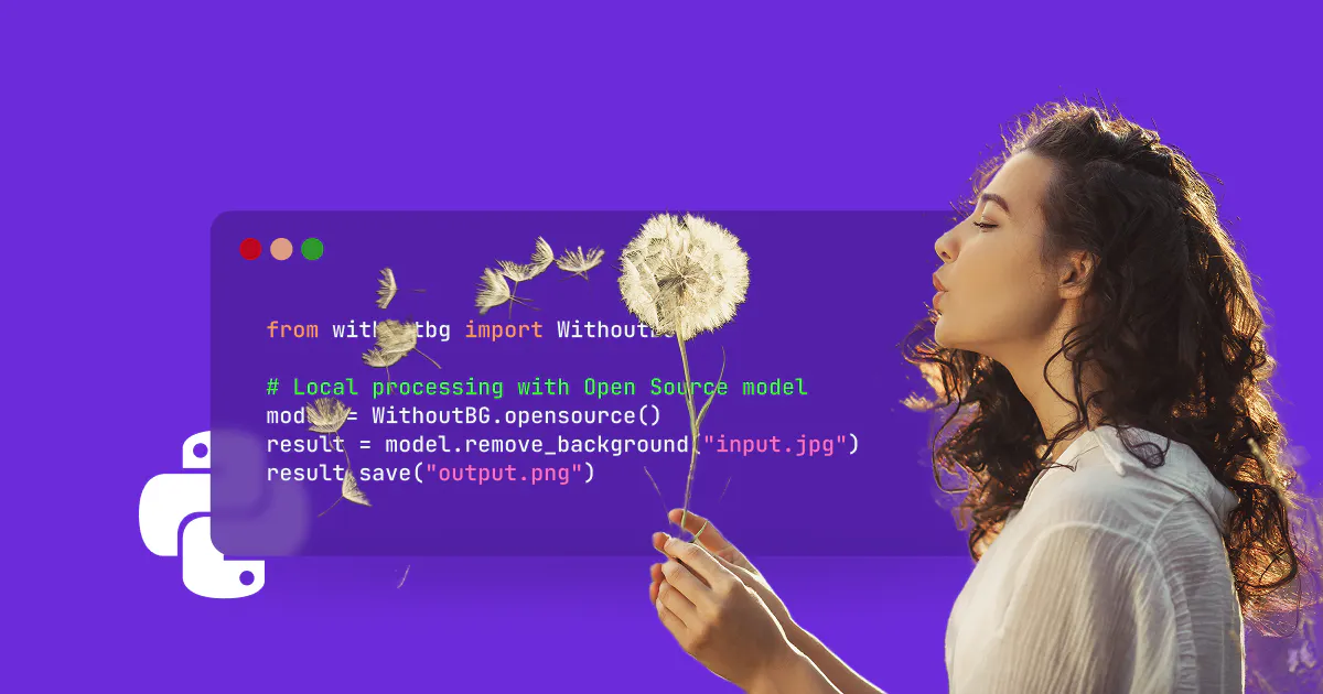 withoutBG API gallery image