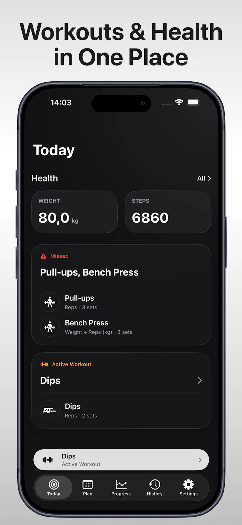WorkoutDay screenshot 1