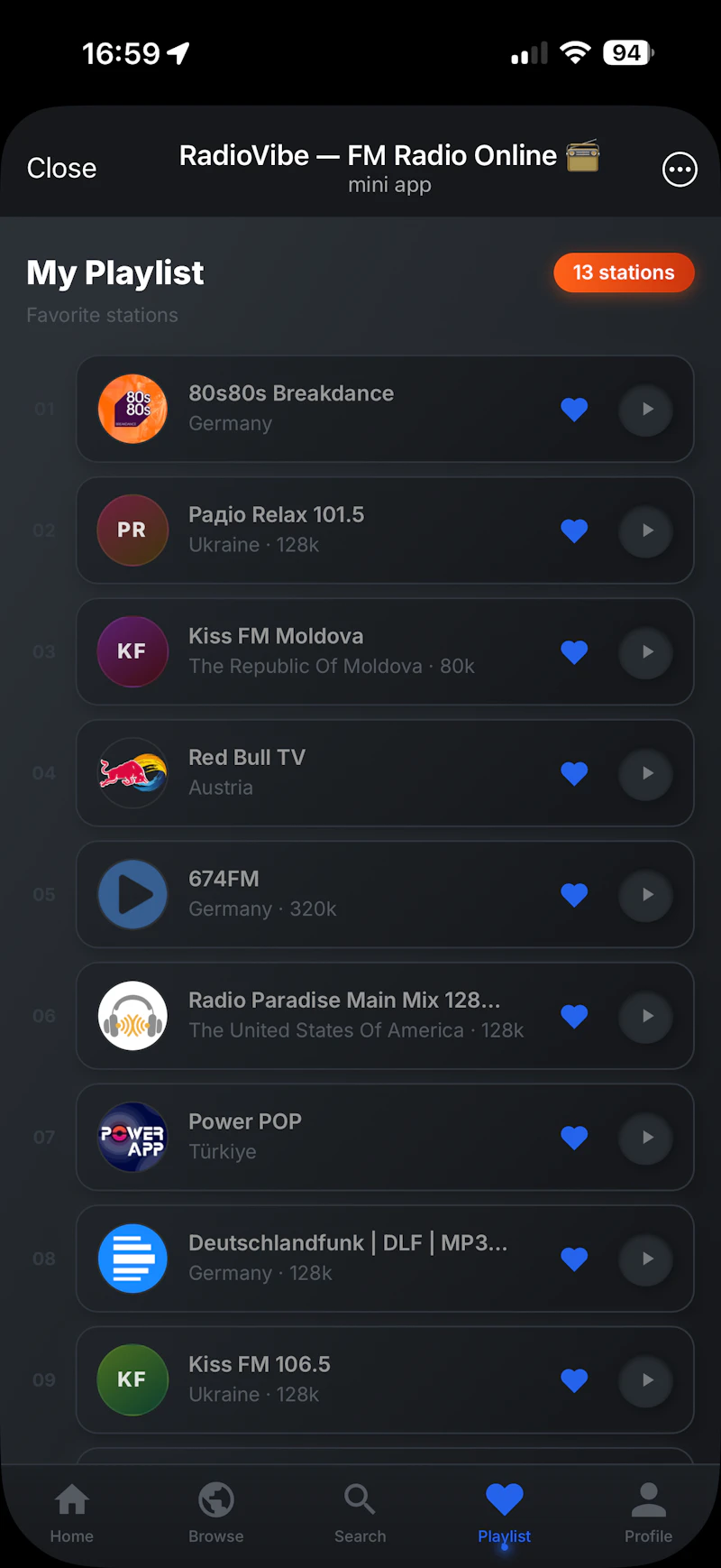 RadioVibe screenshot 3