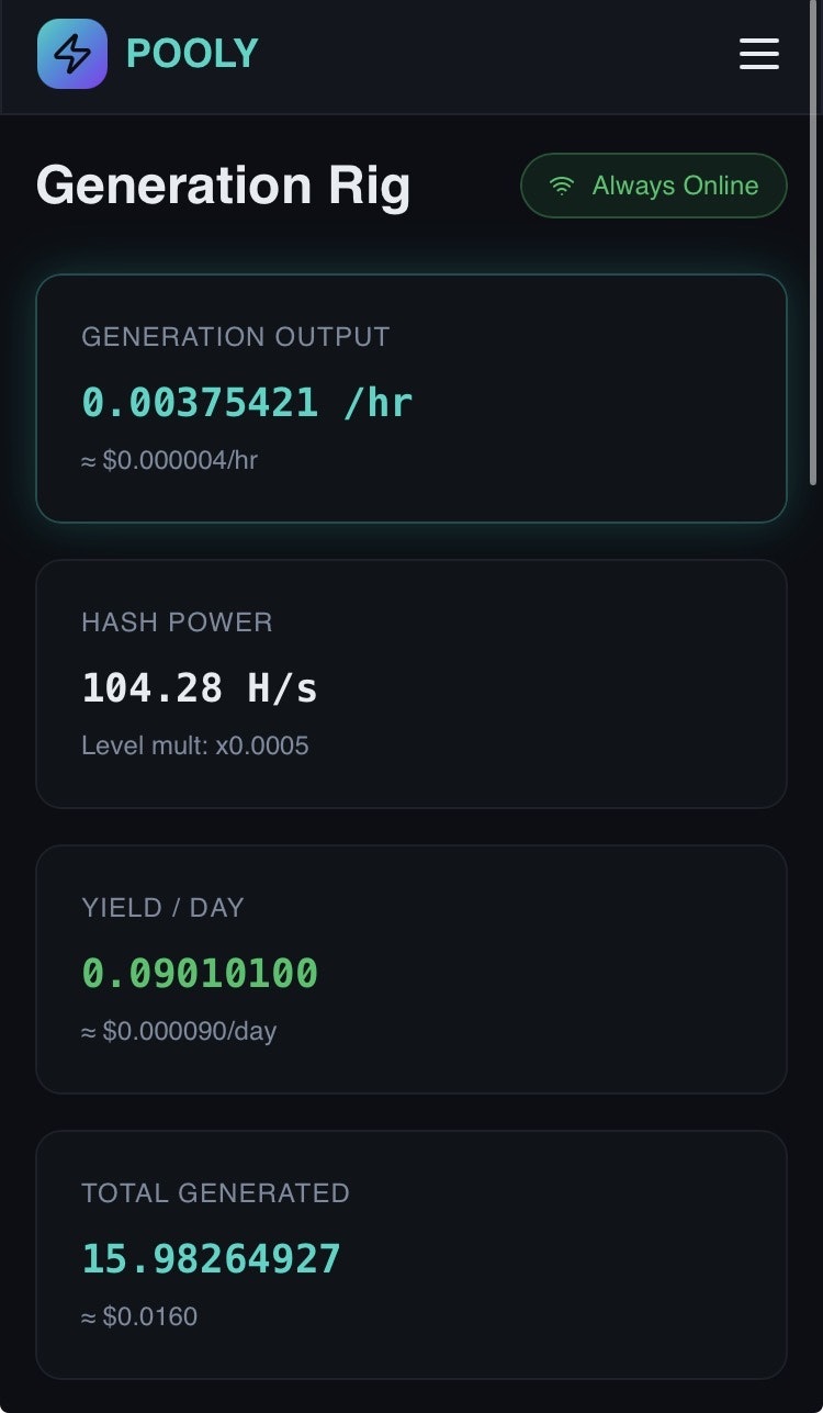 Pooly — Crypto Mining Simulation gallery image