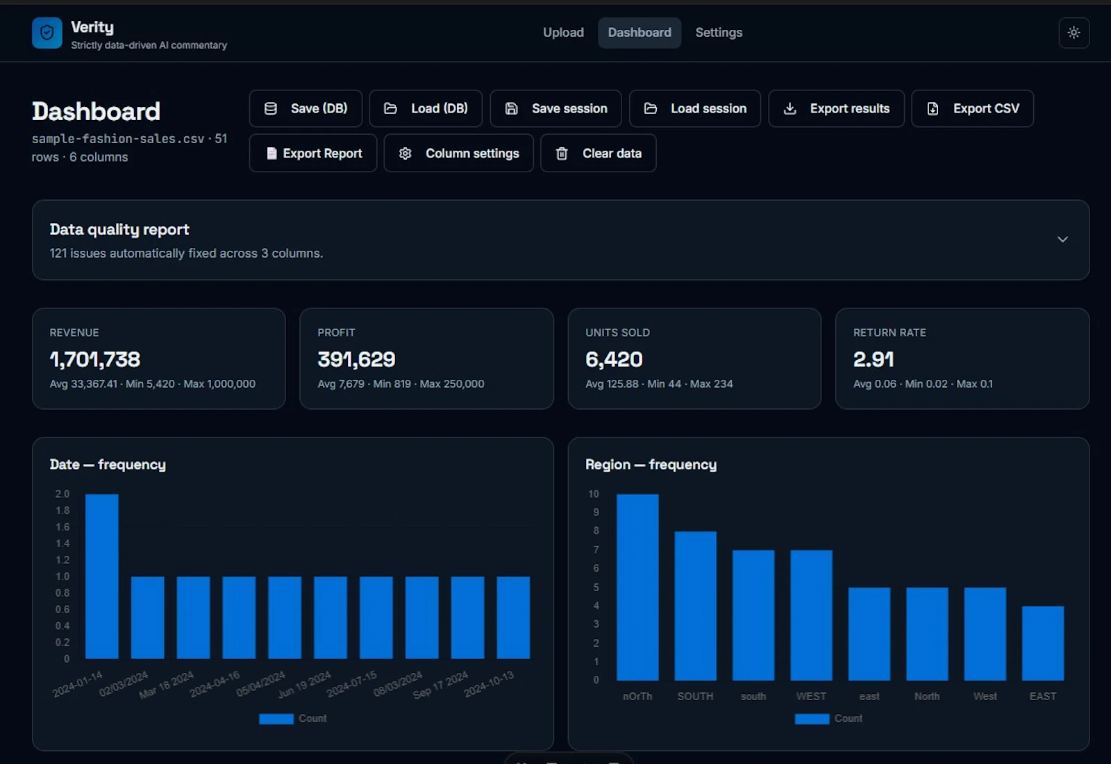 Verity – AI Data Whisperer screenshot 2