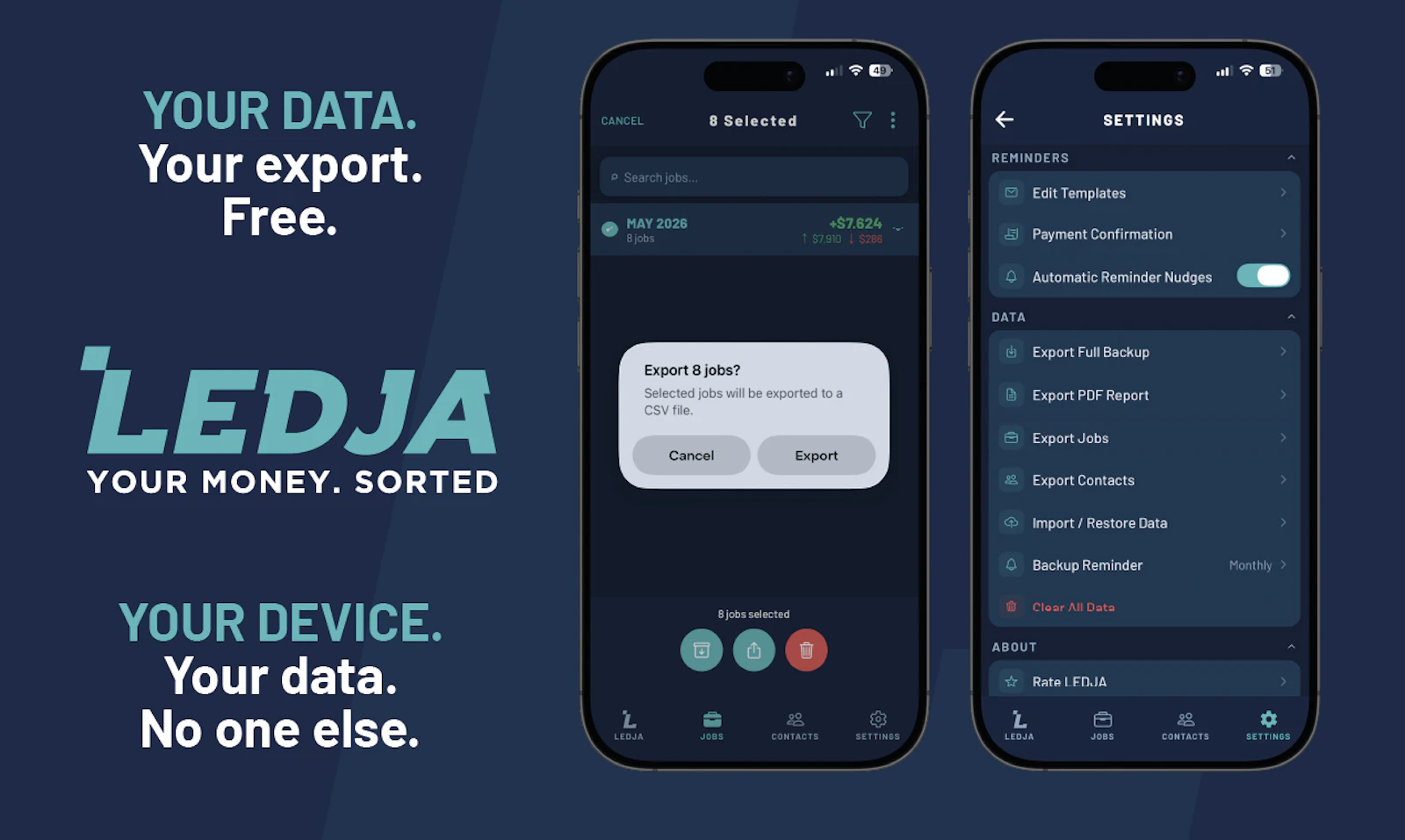 LEDJA — Job & Payment Tracker screenshot 4