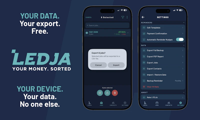 LEDJA — Job & Payment Tracker screenshot 4