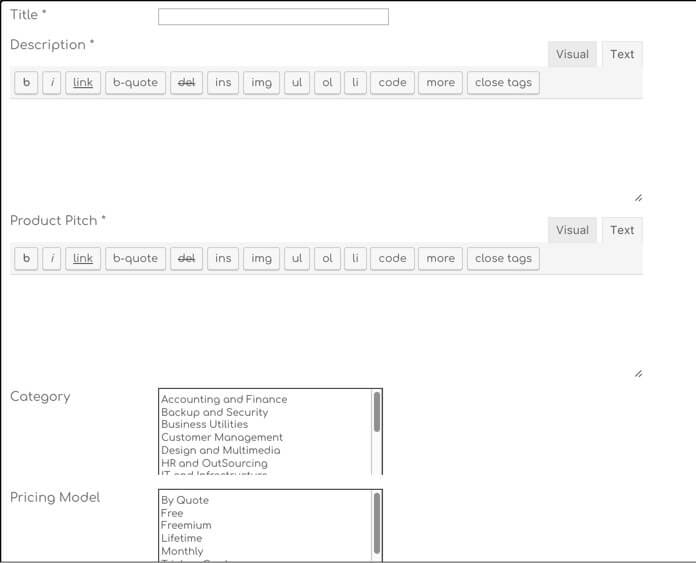 Product Directory Plugin for WordPress media 5