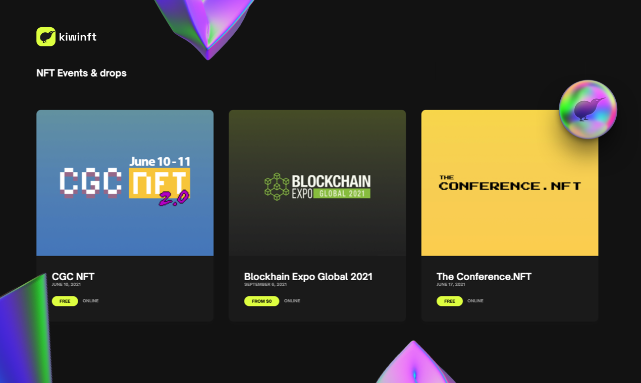 Kiwi nft - one stop for NFT resources gallery image