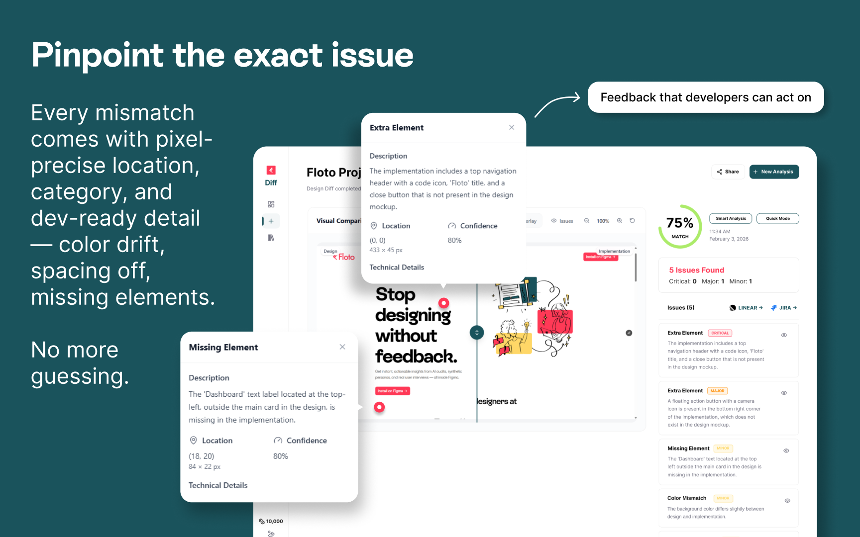 Design Diff - Screenshot 3 showing product features and functionality