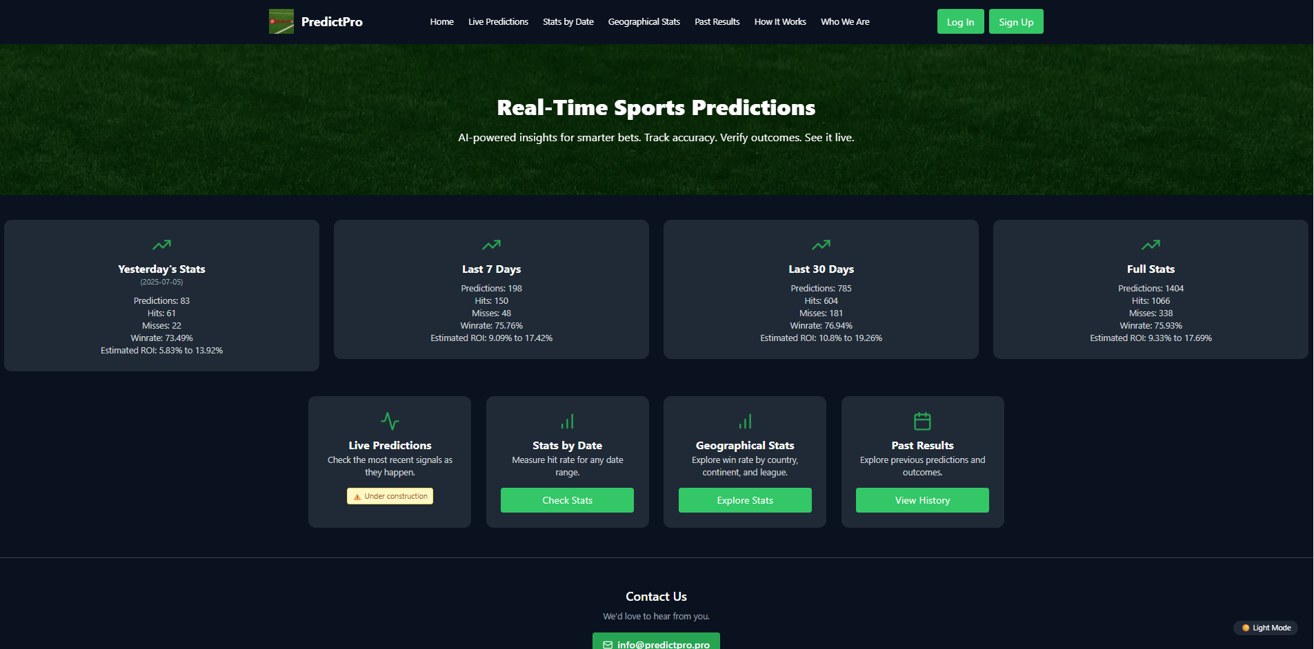 PedictPro - Aangepast voorspellend model voor realtime voetbalvoorspelling media 1