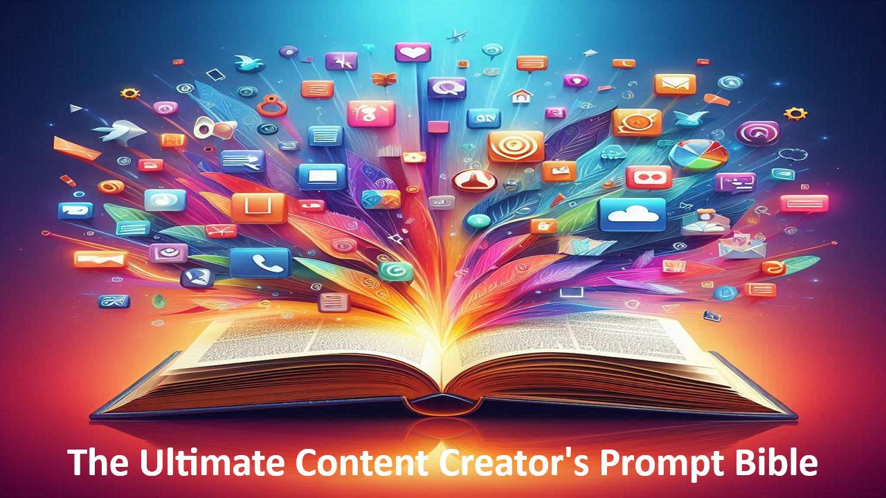 Schnellende Bibel des Ultimate Content Creators - Nie wieder den Block des Schriftstellers gegenüberstehen.Alle Inhaltstyp -Eingabeaufforderungen! Medien 1