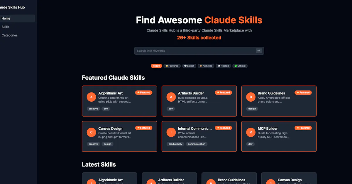 Claude Skills Hub