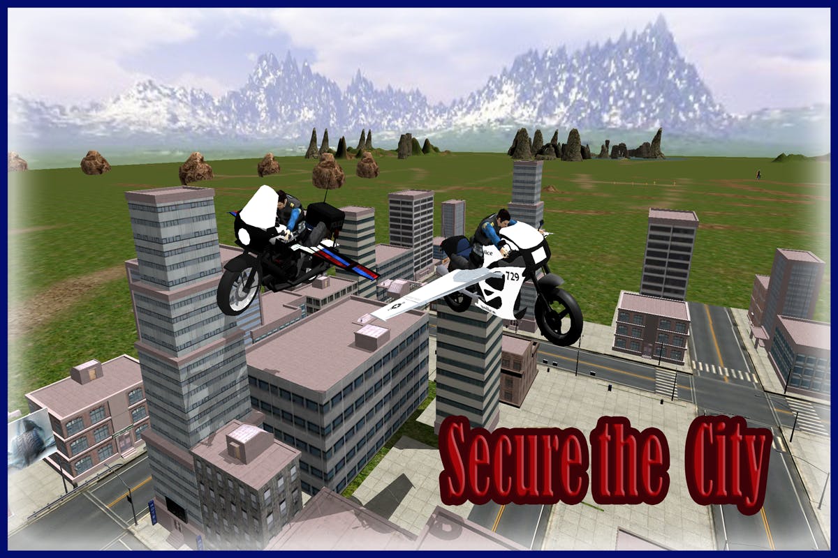 Flying Police Bike Simulator media 1