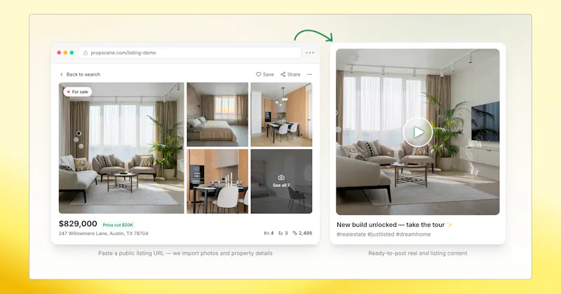 Property listing into marketing content screenshot 3