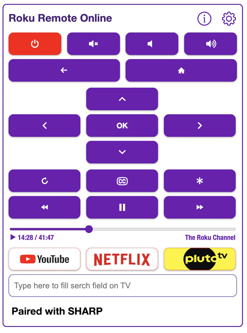 Roku RC screenshot 3