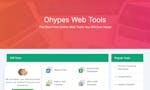 Ohypes Online Web Tools image