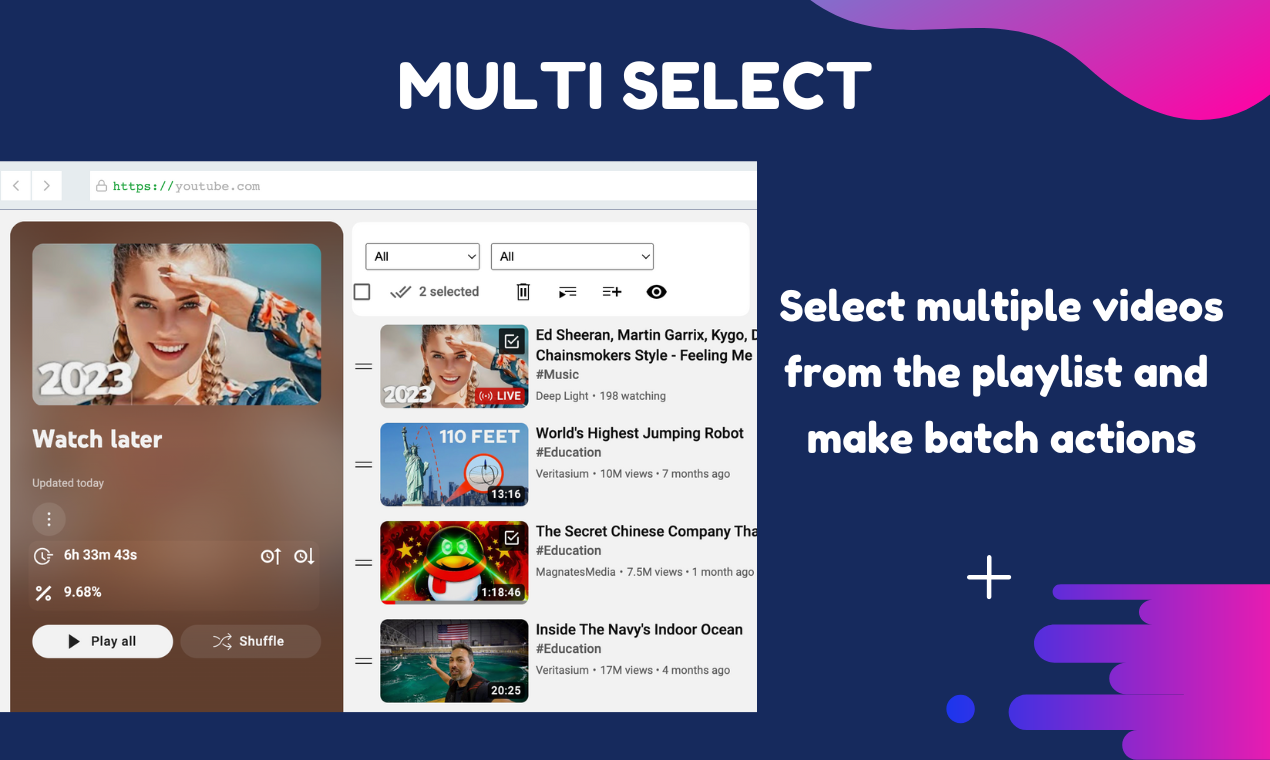 YouTube PlayList Manager by PocketTube media 3