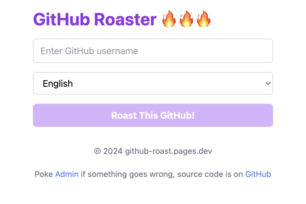 startuptile GitHub Profile Roast -Constructively roast your GitHub account