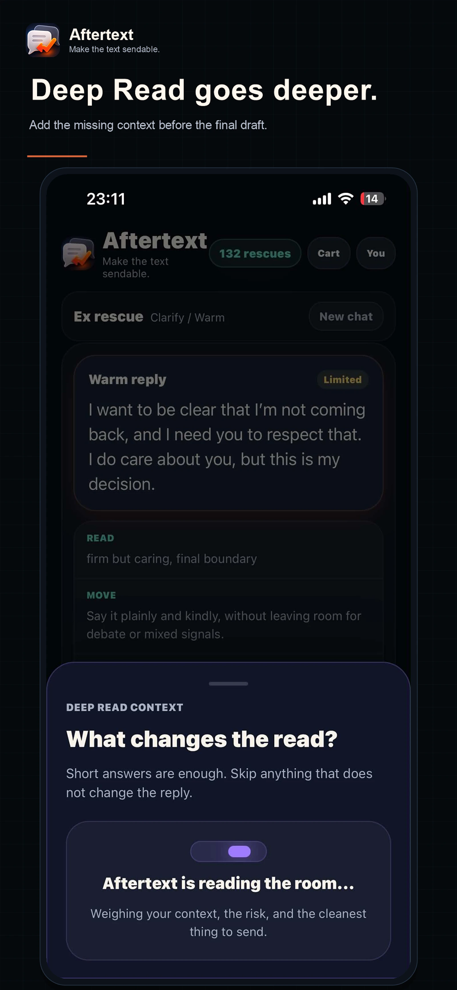 Aftertext: AI Text Replies screenshot 2