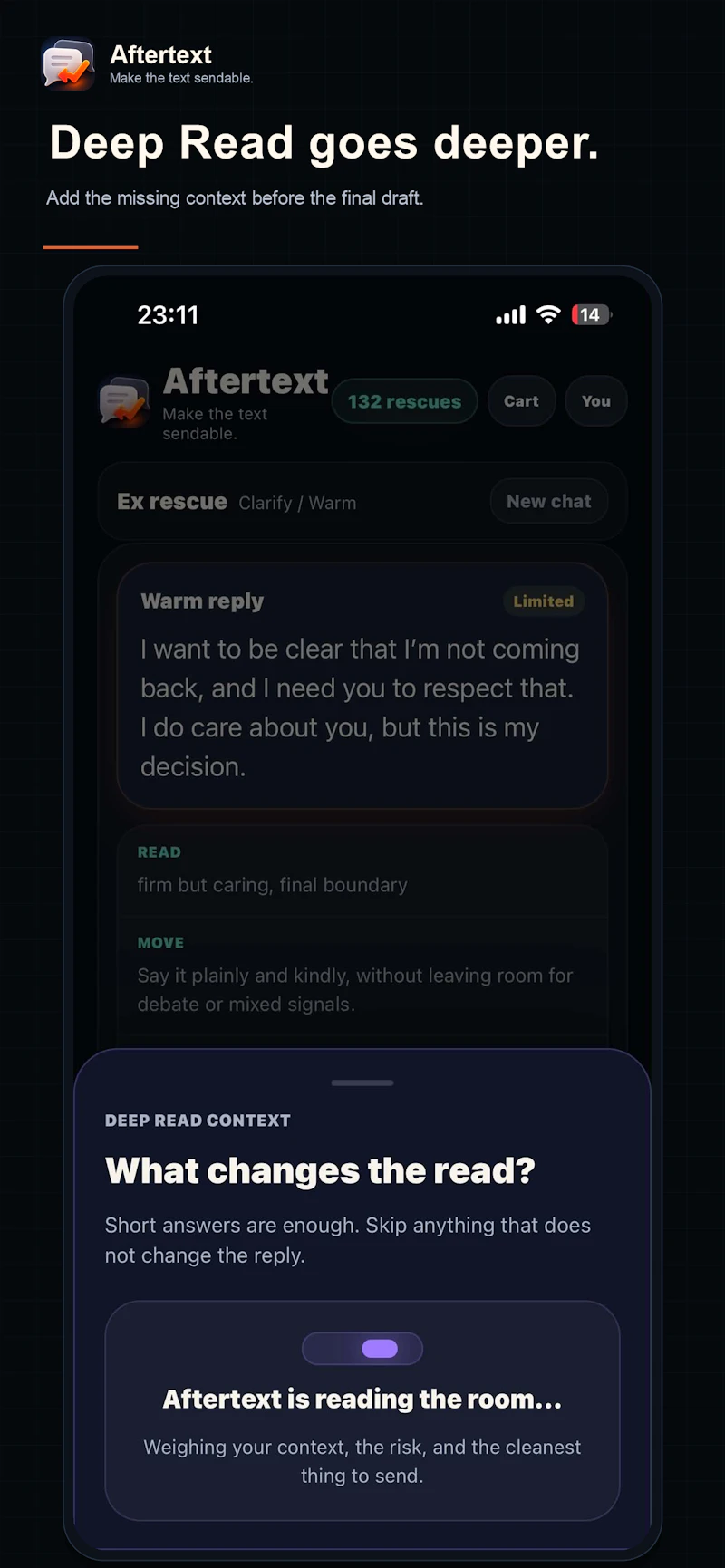Aftertext: AI Text Replies screenshot 2
