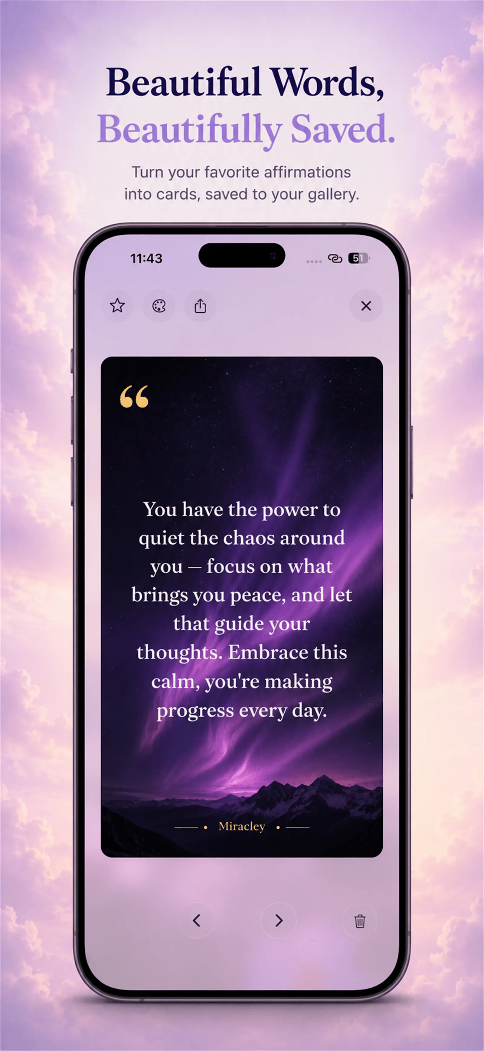 Miracley: Spoken Affirmations screenshot 5