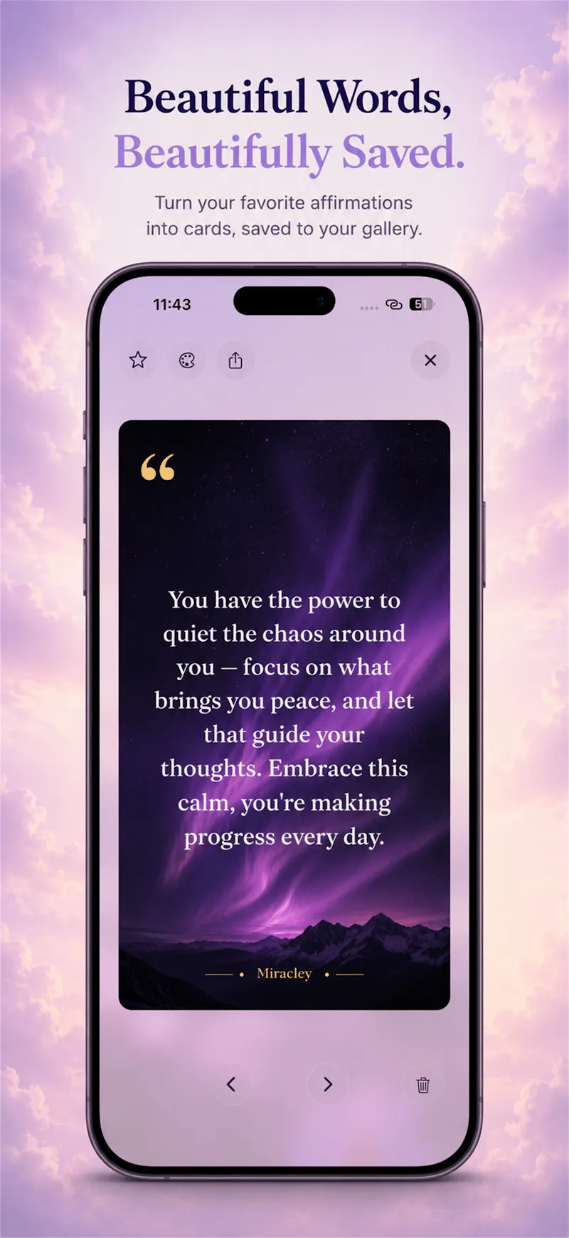 Miracley: Spoken Affirmations screenshot 5