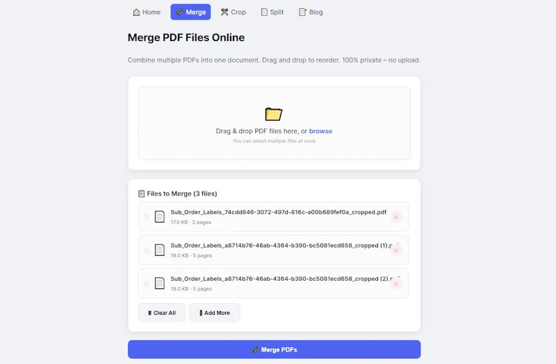 PDFcone screenshot 2