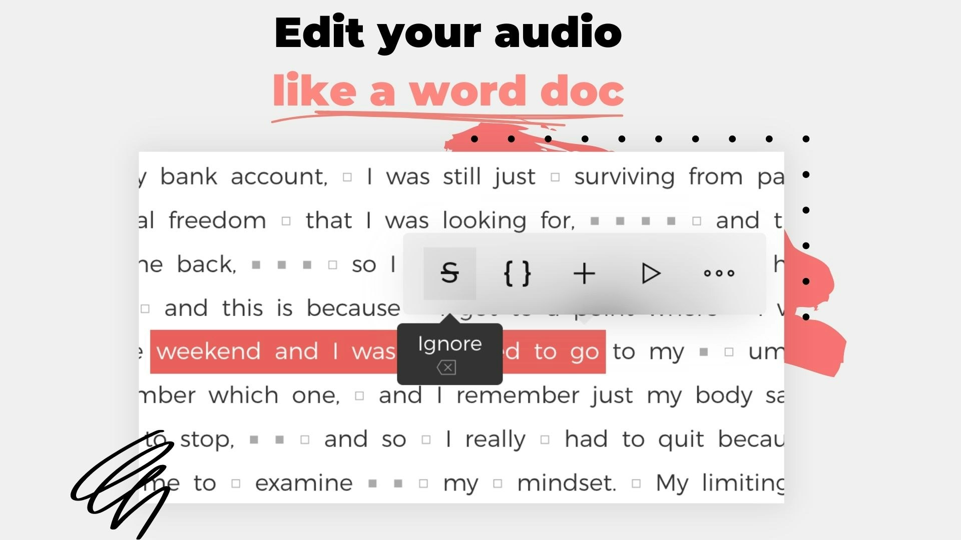 Editor de audio en línea de Trebble media 3