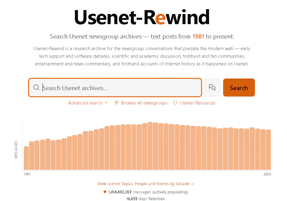 Usenet Rewind
