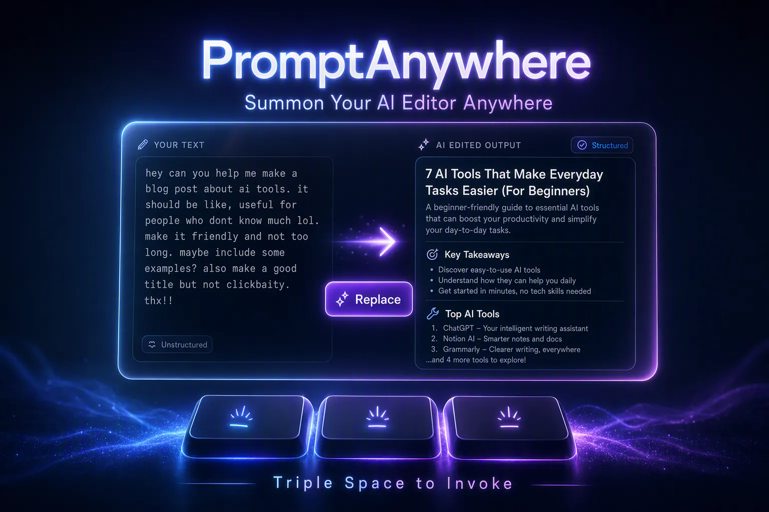 PromptAnywhere 随唤 gallery image