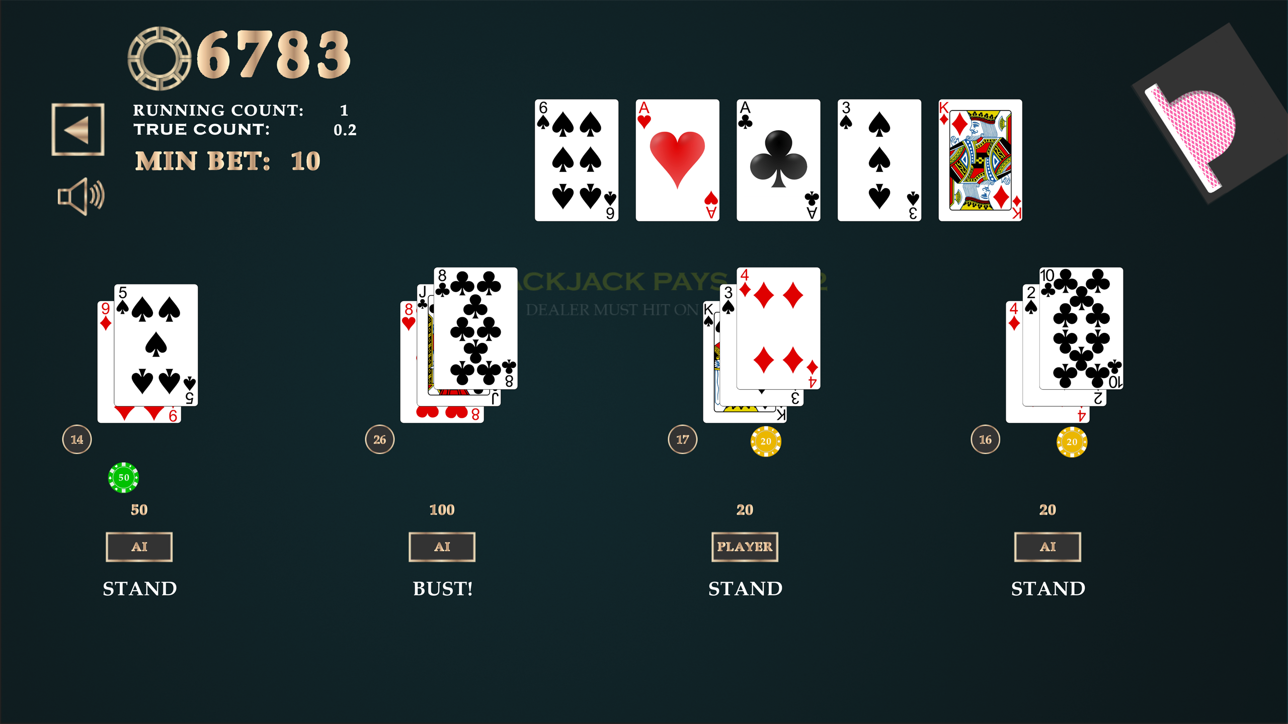 Blackjack Pro: Meister das Spiel Medien 5