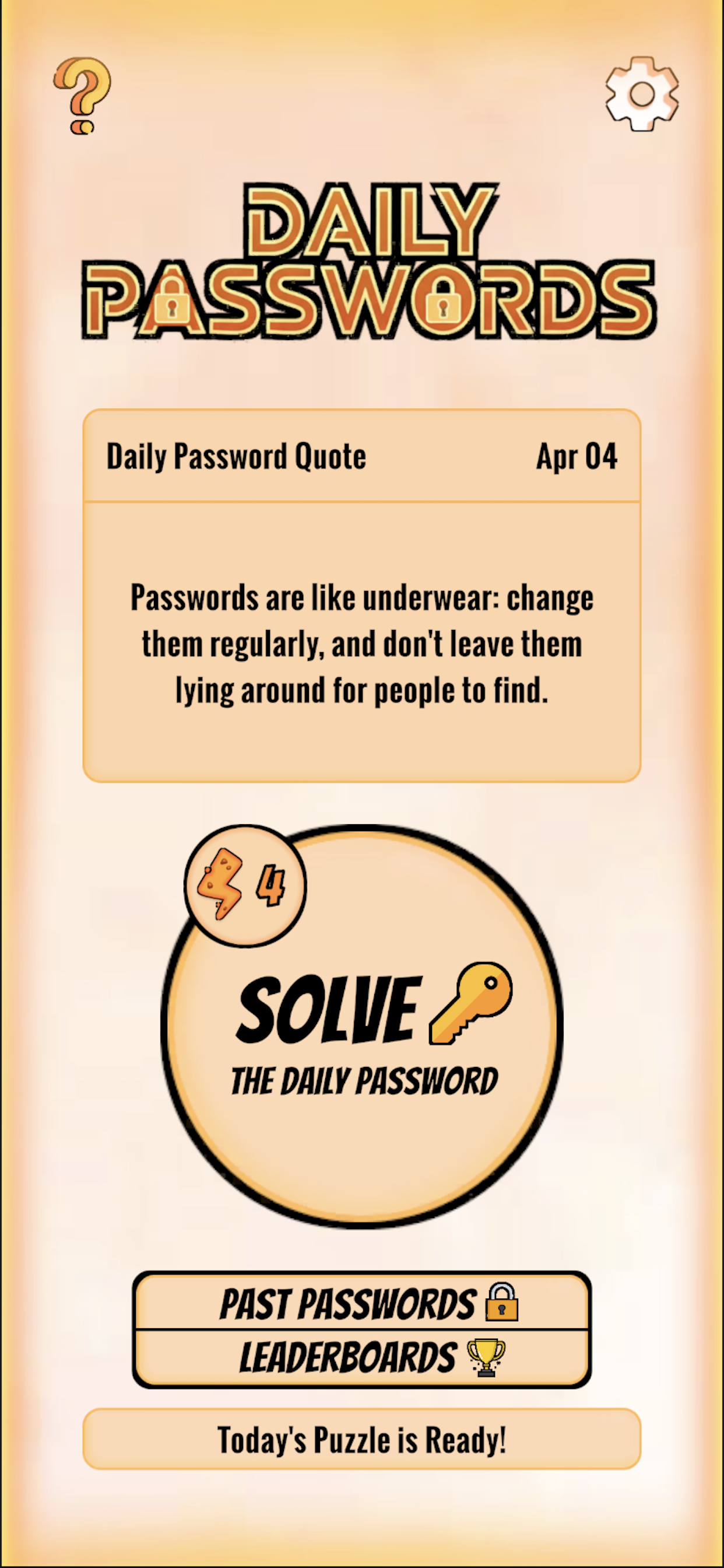 Daily Passwords gallery image
