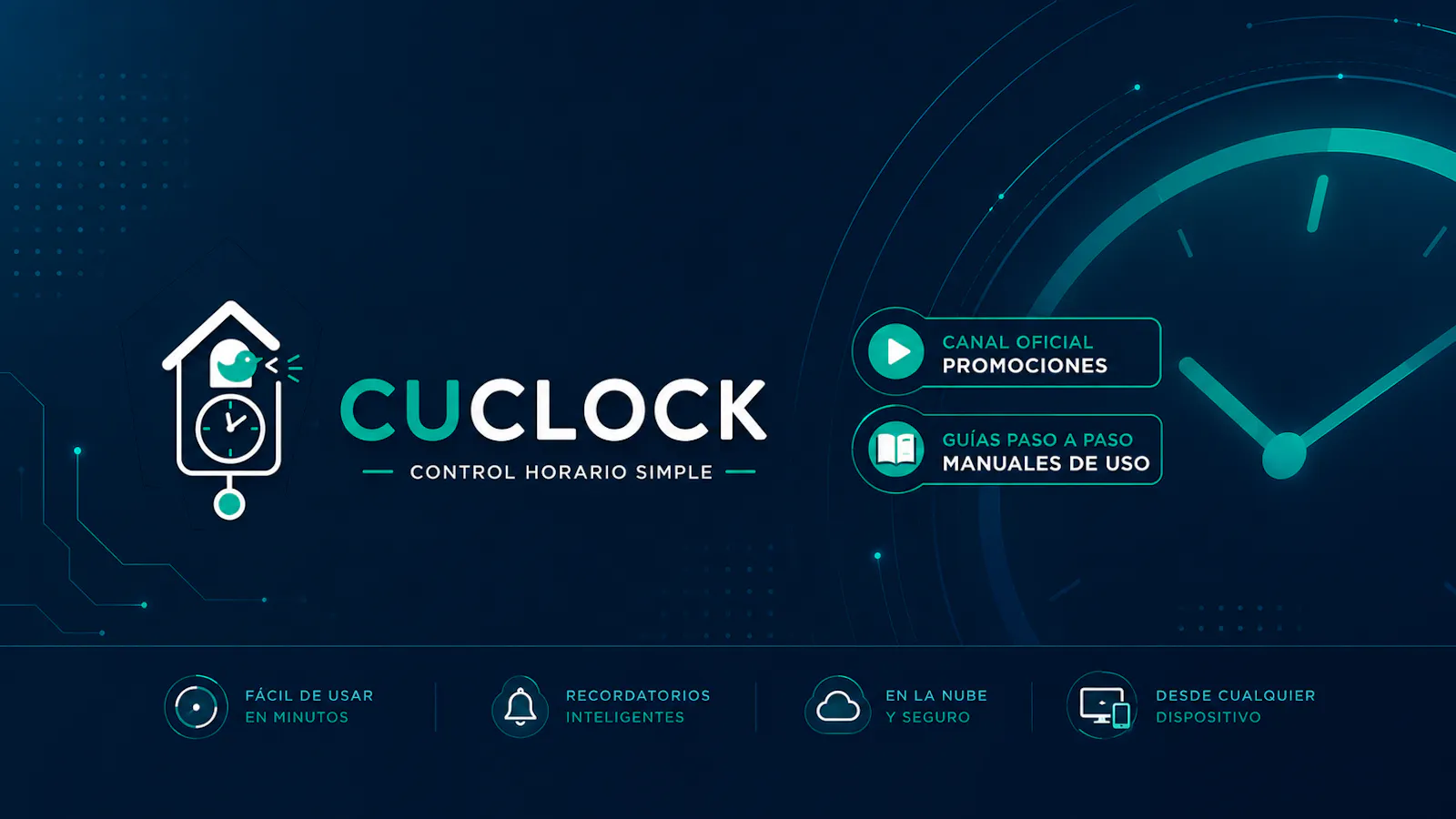 Cuclock — Control Horario Simple screenshot 1