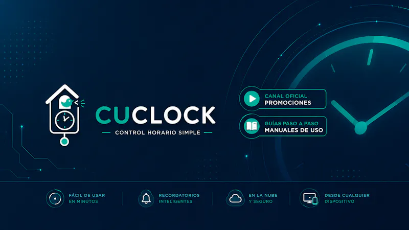 Cuclock — Control Horario Simple screenshot 1