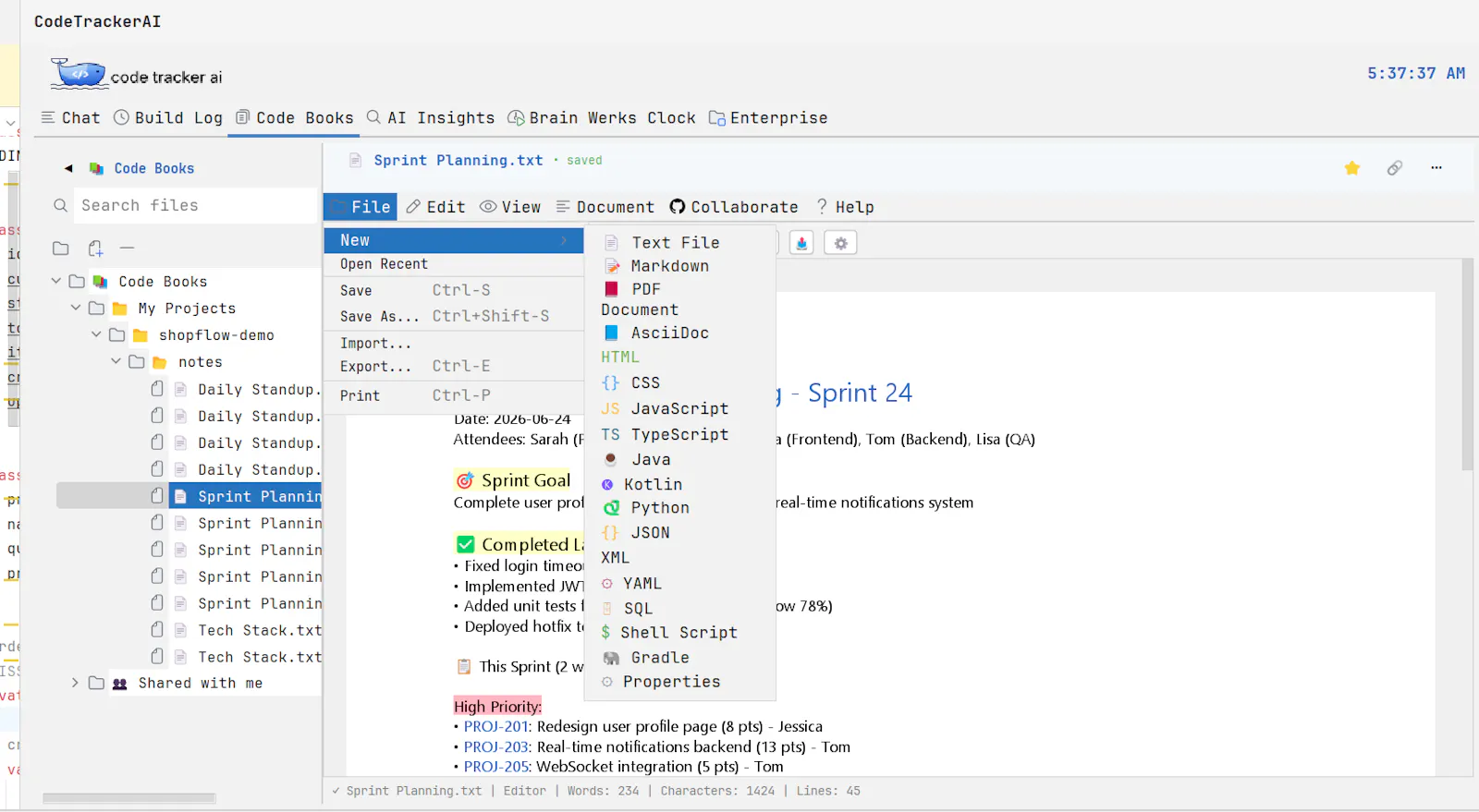 Code Tracker AI screenshot 3