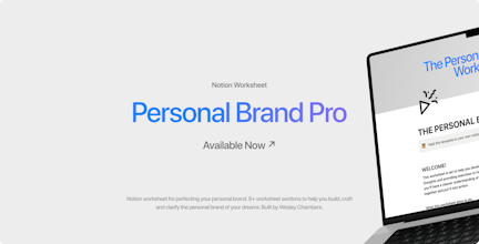 Personal Brand Pro Worksheet gallery image