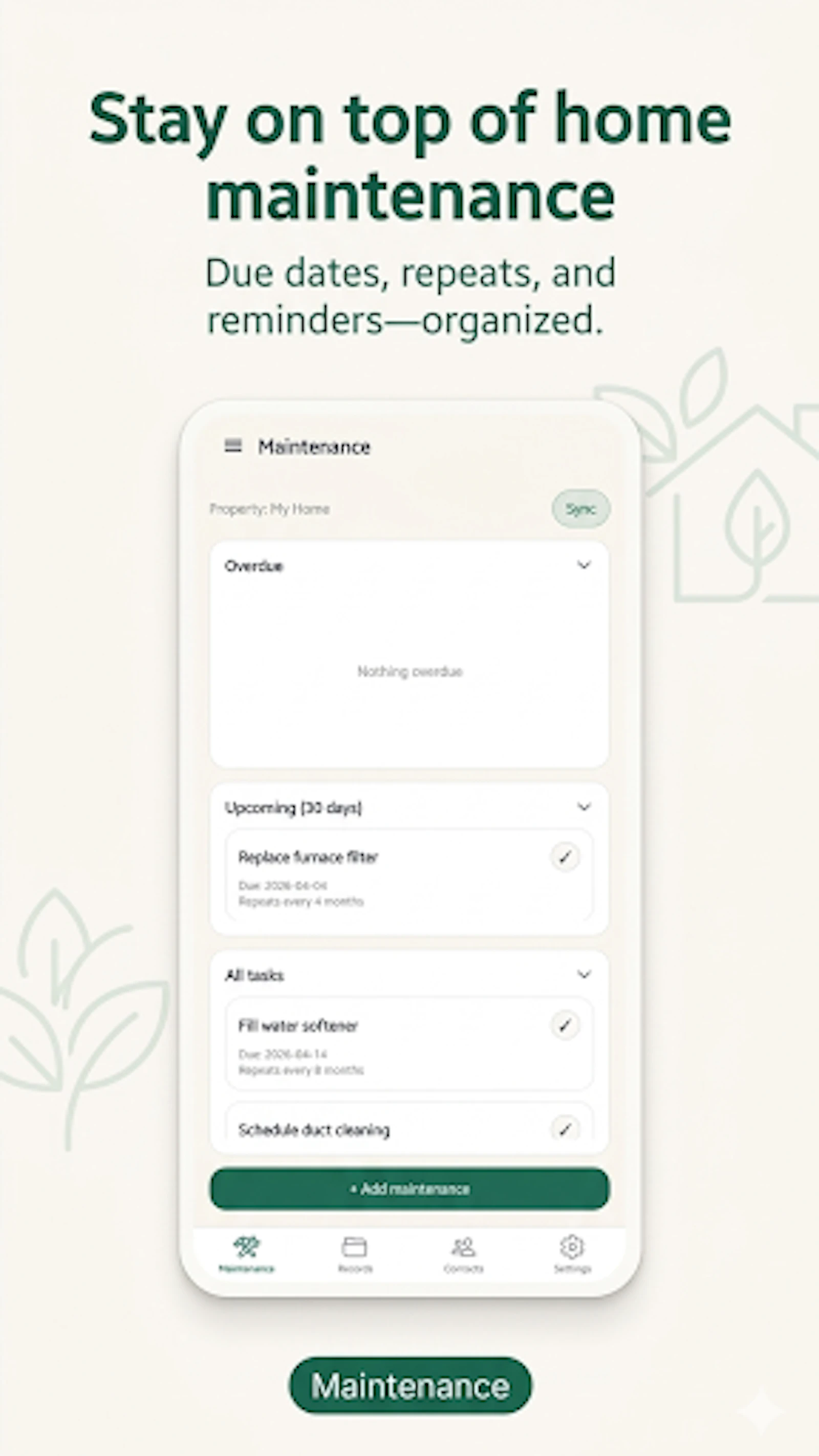 CasaKeeper screenshot 1