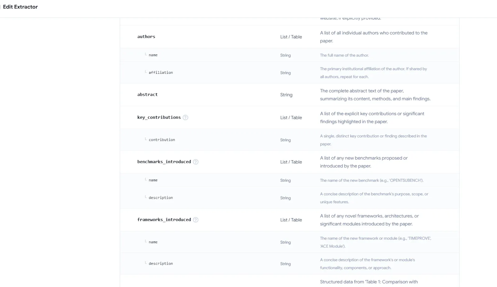Turn any document into structured data screenshot 5